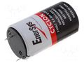 Re-battery: acid-lead; 2V; 2.5Ah; Size: D; AGM; Ø34x60mm; -85÷85°C ENERSYS CYCLON-D