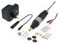 Drill with accessories; 45W; 12÷18VDC; Illumin: LED; 0.3÷3.2mm DONAU ELEKTRONIK D-0550V1