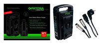 PATONA Dual V-Mount Charger f. Sony BP-95W BP-GL65 BP-190WS  incl. 4-Pin XLR cable, PATONA 1681 4055655183802