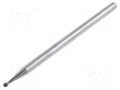 Diamond mill; Ø: 1.4mm; Ø: 2.34mm; Blade tip shape: spherical DONAU ELEKTRONIK D-1712