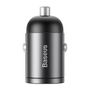 Baseus Tiny Star Mini Quick Charge Car Charger USB Port 30W Grey, Baseus VCHX-A0G