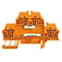 Multi-tier modular terminal, Tension-clamp connection, 2.5 mm², 500 V, 20 A, Number of levels: 2, orange Weidmuller 1694140000 04008190872281