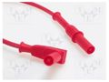 Test lead; 20A; banana plug 4mm,angular banana plug 4mm; Len: 1m ELECTRO-PJP PJP2352-IEC-200R