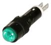 PANEL MOUNT INDICATOR, LED, 8MM, GREEN, 24V AP8M222G