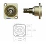 Tasker TP10 BNC female - BNC female Panel adapter, Tasker 8010246033450
