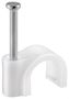 Cable Clip 9 mm, white, 9 mm - fastening for cables with a diameter up to 9 mm 17081