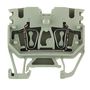 Feed-through terminal block, Tension-clamp connection, 2.5 mm², 800 V, 24 A, Number of connections: 2 Weidmuller 1712750000 04008190333171