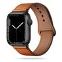 Tech-Protect Leatherfit Strap for Apple Watch 4 / 5 / 6 / 7 / 8 / 9 / SE (38/40/41 mm) - Brown, Tech-Protect 5906203696864 5906203696864