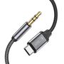 Tech-Protect UltraBoost audio USB-C / 3.5mm mini jack cable 1 m - black, Tech-Protect 5906203697106 5906203697106