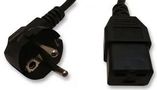 LEAD, IEC C19 TO EURO PLUG, 2M SL-19 + SL-6-2