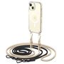 Tech-Protect FlexAir Chain Case with MagSafe for iPhone 15 - Black/Beige, Tech-Protect 5906302302277 5906302302277