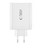 Tech-Protect NC100W-GAN charger GaN 3x USB-C PD 100W / USB-A QC 3.0 - white, Tech-Protect 5906302300631 5906302300631