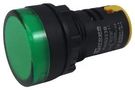 22MM SWITCHES LED PILOT GREEN 24V RAD223B