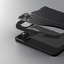 Nillkin Qin Prop Leather Case with Camera Cover and Stand for iPhone 16 Pro Max - Black, Nillkin 6902048281998 6902048281998