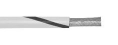 HOOK-UP WIRE, 16AWG, WHT/BLK, 30M 1557 WB005