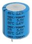 CAP, 0.1F, 5.5V, SUPER CAP, RADIAL FR0H104ZF