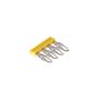 Cross-connector (terminal), Plugged, Number of poles: 4, Pitch in mm: 3.50, Insulated: Yes, 17.5 A, yellow Weidmuller 1754230000 04032248103874