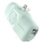 Wozinsky WF16-YLS 5000mAh 15W Lightning Mini Power Bank with Built-in USB-C Cable and Apple Watch Charger - Green, Wozinsky 5907769364556 5907769364556