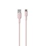 Puro Soft USB-A - USB-C Cable 1.5m - Pink, Puro Elektrik PUUSBCICONROSE PUUSBCICONROSE