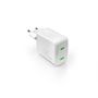 Puro MiniPro 35W GaN 2xUSB-C Wall Charger - White, Puro Elektrik PUFCMTCUSBCC35WGWHI PUFCMTCUSBCC35WGWHI