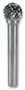ROTARY BURR, TC, BALL, 3MM 116052