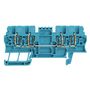 Feed-through terminal block, Tension-clamp connection, 1.5 mm², 500 V, 17.5 A, Number of connections: 4 Weidmuller 1775600000 04032248181636