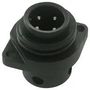 CIRCULAR CONN, RCPT, 3+PE WAY, PANEL 09-4223-00-04