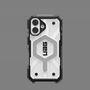 UAG Pathfinder Clear Magsafe iPhone 16 Case - White, UAG 114466114343 114466114343