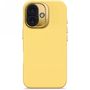 Decoded AntiMicrobial Silicone Backcover with MagSafe for iPhone 16 - Yellow, Decoded D25IPO16BCS9PN D25IPO16BCS9PN