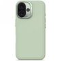 Decoded AntiMicrobial Silicone Stacks Backcover Case with MagSafe for iPhone 16 - Green, Decoded D25IPO16BCST9MN