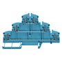 Multi-tier modular terminal, Tension-clamp connection, 2.5 mm², 500 V, 20 A, Number of levels: 3, blue Weidmuller 1782310000