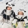 Qunature Panda Ski Gloves for Kids and Adults Size S - Black/White, Qunature 5907769366819 5907769366819