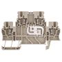 Multi-tier modular terminal, Tension-clamp connection, 1.5 mm², 500 V, 17.5 A, Number of levels: 2, dark beige Weidmuller 1791130000