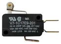 MICROSWITCH, ROLLER, SPDT, 277VAC, 15A V7-1C17E9-201