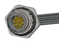 SENSOR CORD, 8P M12 PLUG-FREE END, 12" MPM12A08I12AR03.