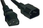 POWER CORD, IEC C14/IEC C13, 3FT, 10A P004-003