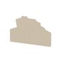 Partition plate (terminal), End and intermediate plate, 72.35 mm x 47.45 mm, dark beige Weidmuller 1805960000 04032248280216