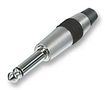 PLUG, 6.35MM, 2WAY, BLACK NYS224C-0