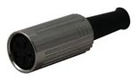 SOCKET, FREE, DIN, 4WAY 0121 04