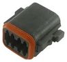 HOUSING, PLUG, DT, 8 WAY, THERMOPLASTIC DT068SA-CE10