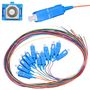 Extralink SC/UPC | Pigtail set | Single mode, 900um, G.657A1, 1m, 12 pcs, 12 colours, EXTRALINK EX.0356 5902560360356