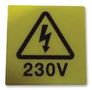 PRE PRINTED LABEL, VINYL, 19 X 19MM/PK50 MP009773