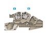 Multi level installation terminal block, PUSH IN, 4 mm², 400 V, 32 A, Number of connections: 2, Number of levels: 2, dark beige Weidmuller 1847620000