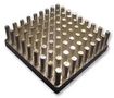 LED HEATSINK, WITH PINS, SQUARE ICK S 32 X 32 X 10