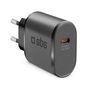 SBS TETR1CPD25 25W USB-C Wall Charger with Power Delivery - Black, SBS TETR1CPD25 TETR1CPD25