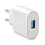 SBS TETR1USB2AWFAST 10W USB-A Wall Charger - White, SBS TETR1USB2AWFAST