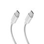 SBS TECABLETISSUETCC2G Cable 2 x USB-C 2m 60W with Power Delivery - Gray, SBS TECABLETISSUETCC2G TECABLETISSUETCC2G