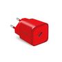 SBS TETRGAN1C20R 20W GaN Wall Charger with Power Delivery - Red, SBS TETRGAN1C20R TETRGAN1C20R