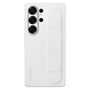 Samsung Standing Grip Case EF-GS938CWEGWW Silicone Case with Holder / Stand for Samsung Galaxy S25 Ultra - White, Samsung EF-GS938CWEGWW EF-GS938CWEGWW