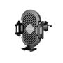 Dudao F2+ smartphone holder for air vent, clamp - black, Dudao 6973687247348